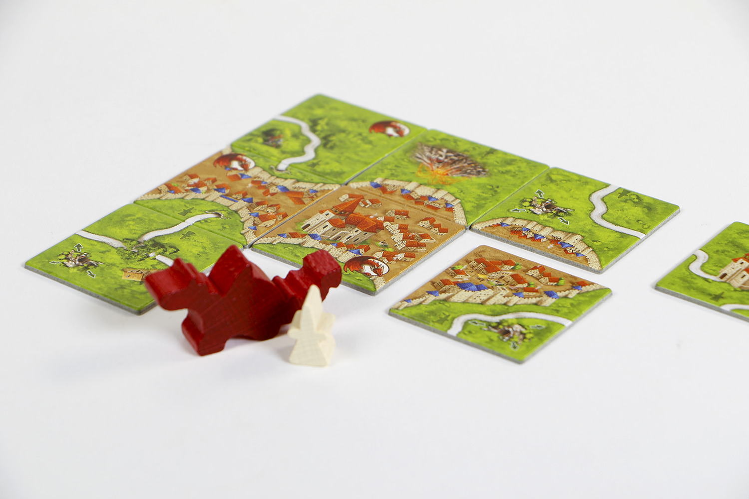Carcassonne De Draak, de fee en de jonkvrouw