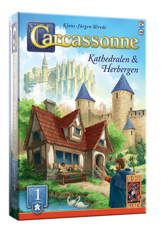 Carcassonne: Kathedralen & Herbergen Uitbreiding 1 - Bordspel - De Dondersteen