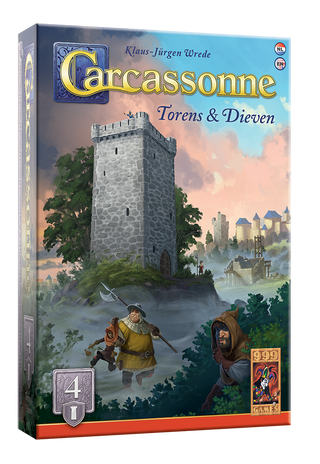 Carcassonne: Torens & Dieven Uitbreiding - Bordspel - De Dondersteen