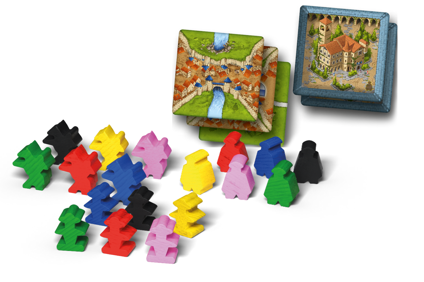Carcassonne: Bodes & Burgemeesters Uitbreiding - Bordspel - De Dondersteen