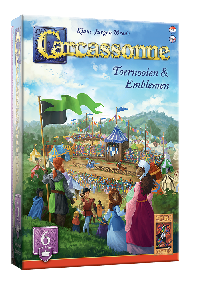 Carcassonne: Toernooien en Emblemen uitbreiding