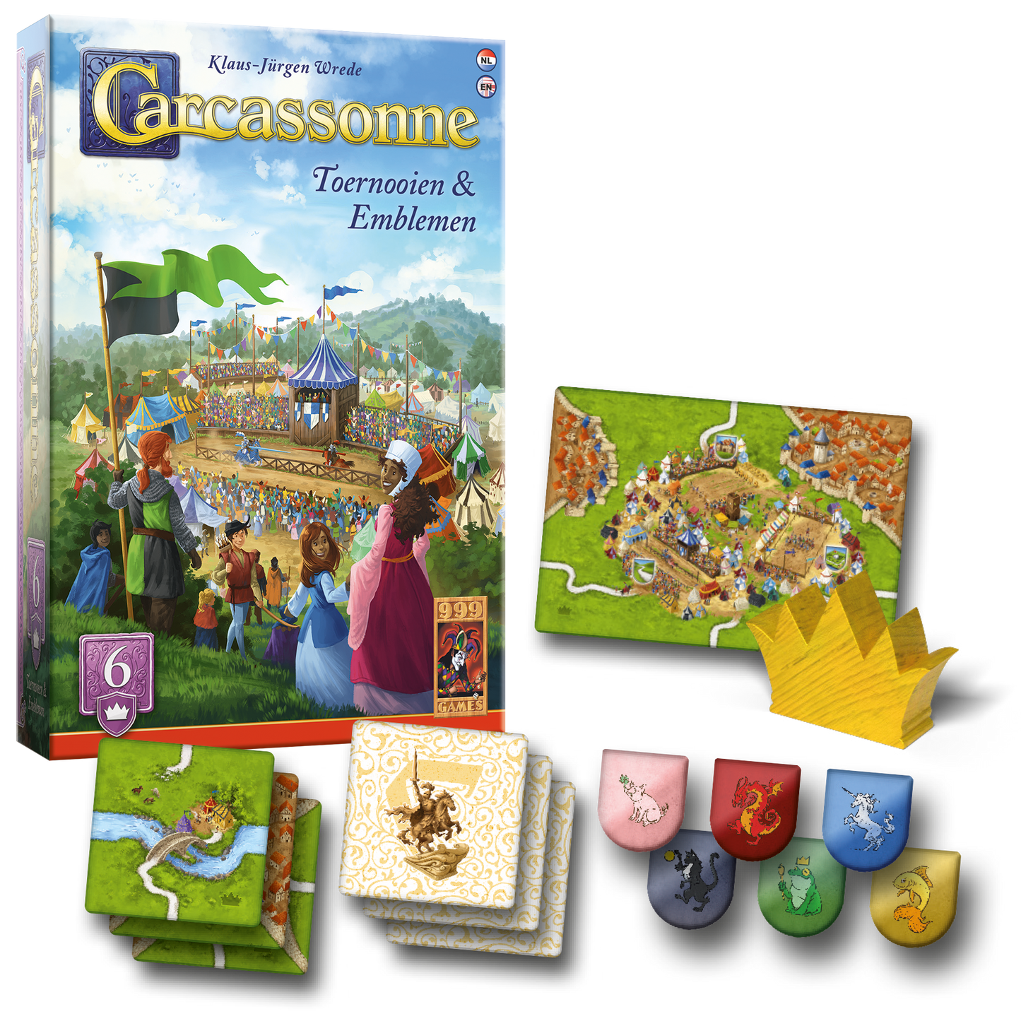 Carcassonne: Toernooien en Emblemen uitbreiding - De Dondersteen