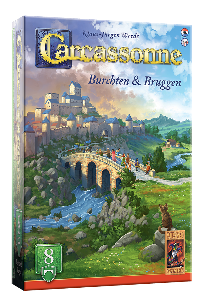 Carcassonne: Burchten & Bruggen Uitbreiding - Bordspel