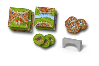 Carcassonne: Burchten & Bruggen Uitbreiding - Bordspel - De Dondersteen