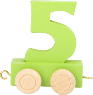 Coloured Numbers Train 5