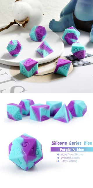 Silicone Dice Set (7) UFO