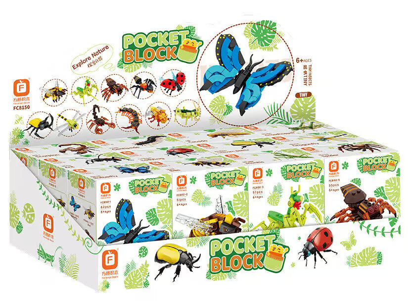 FORANGE Pocket Block: Insecten (diverse soorten)