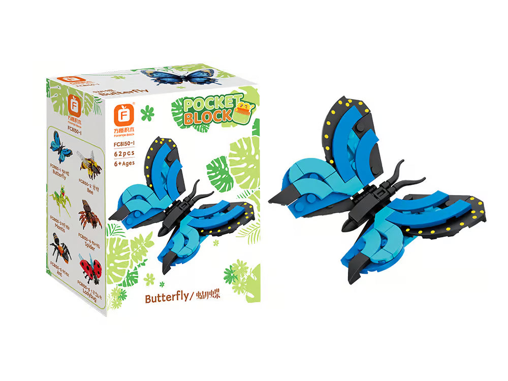 FORANGE Pocket Block: Insecten (diverse soorten)