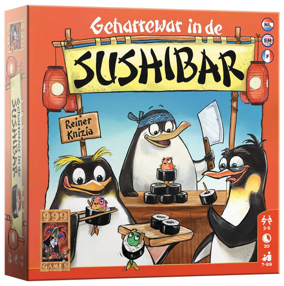Geharrewar in de Sushibar (nieuw artwork)