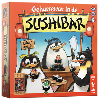 Geharrewar in de Sushibar (nieuw artwork)