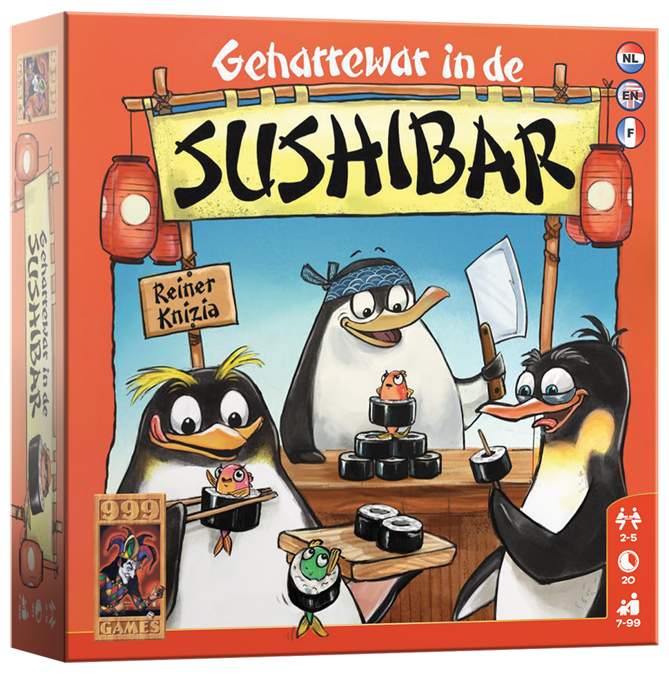 Geharrewar in de Sushibar (nieuw artwork)