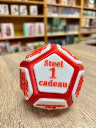 Dobbelsteen voor cadeauspel