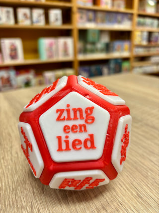 Dobbelsteen voor cadeauspel