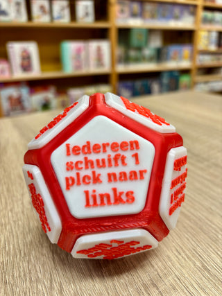 Dobbelsteen voor cadeauspel