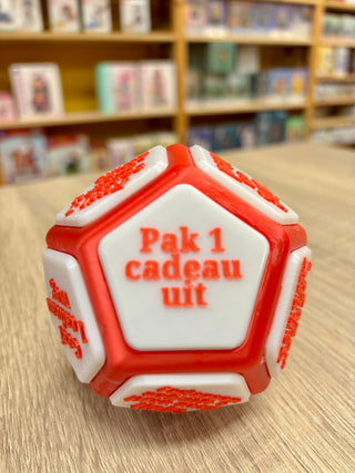 Dobbelsteen voor cadeauspel