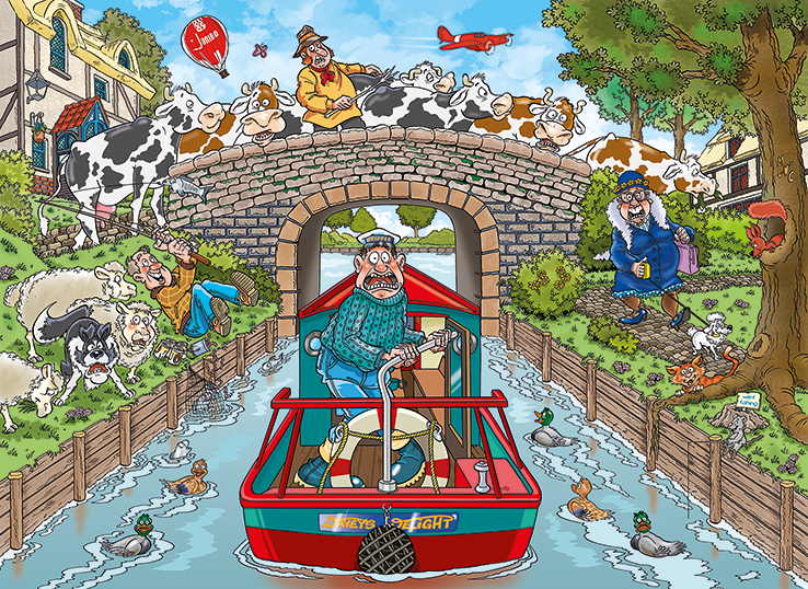 Wasgij Original 33 - Kalm op het Kanaal! (1000)