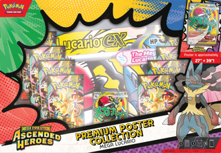 Ascended Heroes Premium Poster Collection Lucario MAX 1 PP