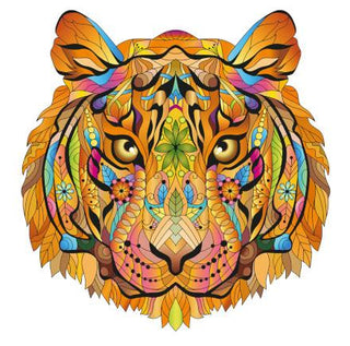 Rainbow Wooden Puzzle Tiger (138)