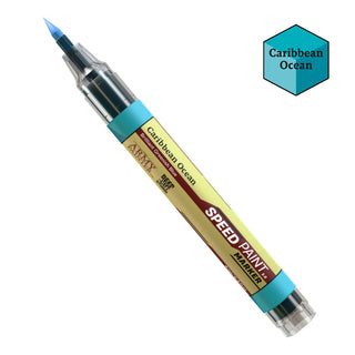 Speedpaint Marker: Caribbean Ocean – Tropisch Blauwgroen voor Water- & Magie-effecten