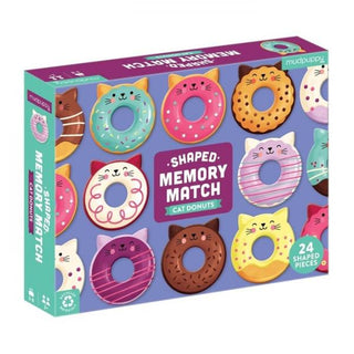 Shaped Memory Match - Cat Donuts