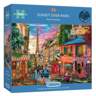 Sunset Over Paris (1000)