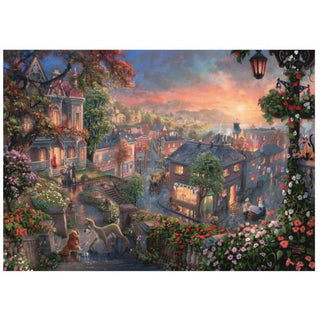 Thomas Kinkade - Lady and the Tramp (1000)