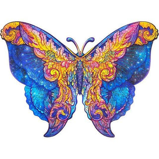 Unidragon Wooden Puzzle Intergalaxy Butterfly M