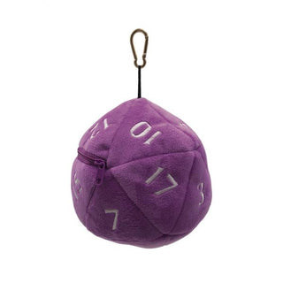 Dice Bag Plush D20 Purple - De Dondersteen
