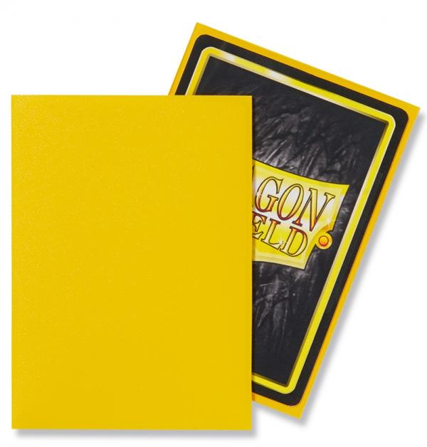 Dragon Shield Sleeves Matte Yellow