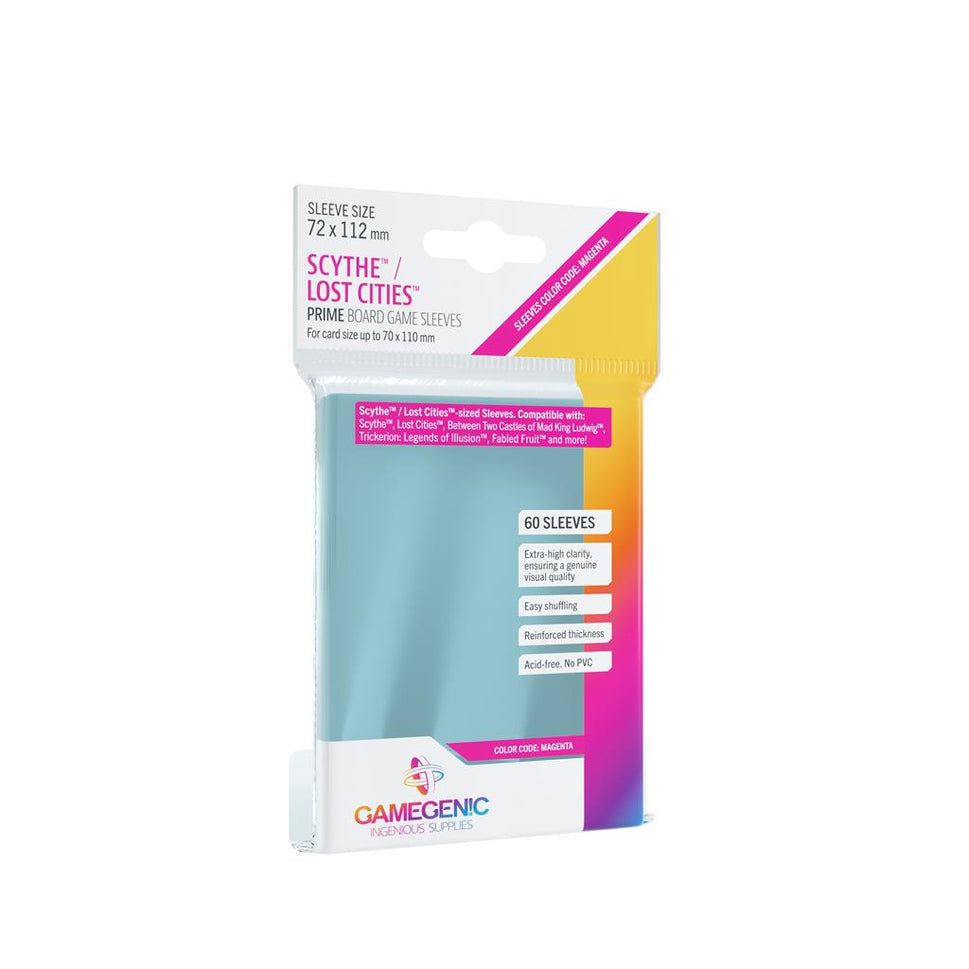 Gamegenic SLEEVES Prime Board Game - Magenta 72x112 (60)