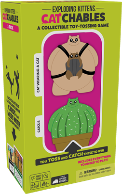 Exploding Kittens Catchables Catcus & Cat wearing - De Dondersteen