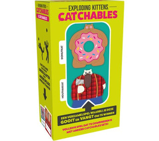 Exploding Kittens Catchables Houthakkat & Donutkat - De Dondersteen