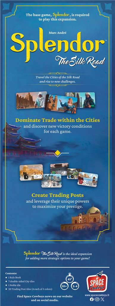 Splendor The Silk Road - De Dondersteen