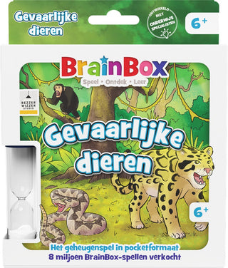 Brainbox Pocket Gevaarlijke Dieren - De Dondersteen