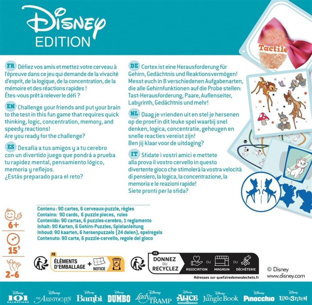 Cortex Challenge KIDS Disney Edition - Kaartspel