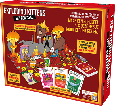 Exploding Kittens Het Bordspel - De Dondersteen