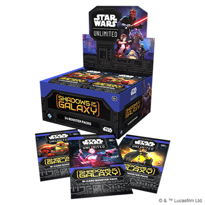 Star Wars Unlimited - Shadows of the Galaxy Booster Display