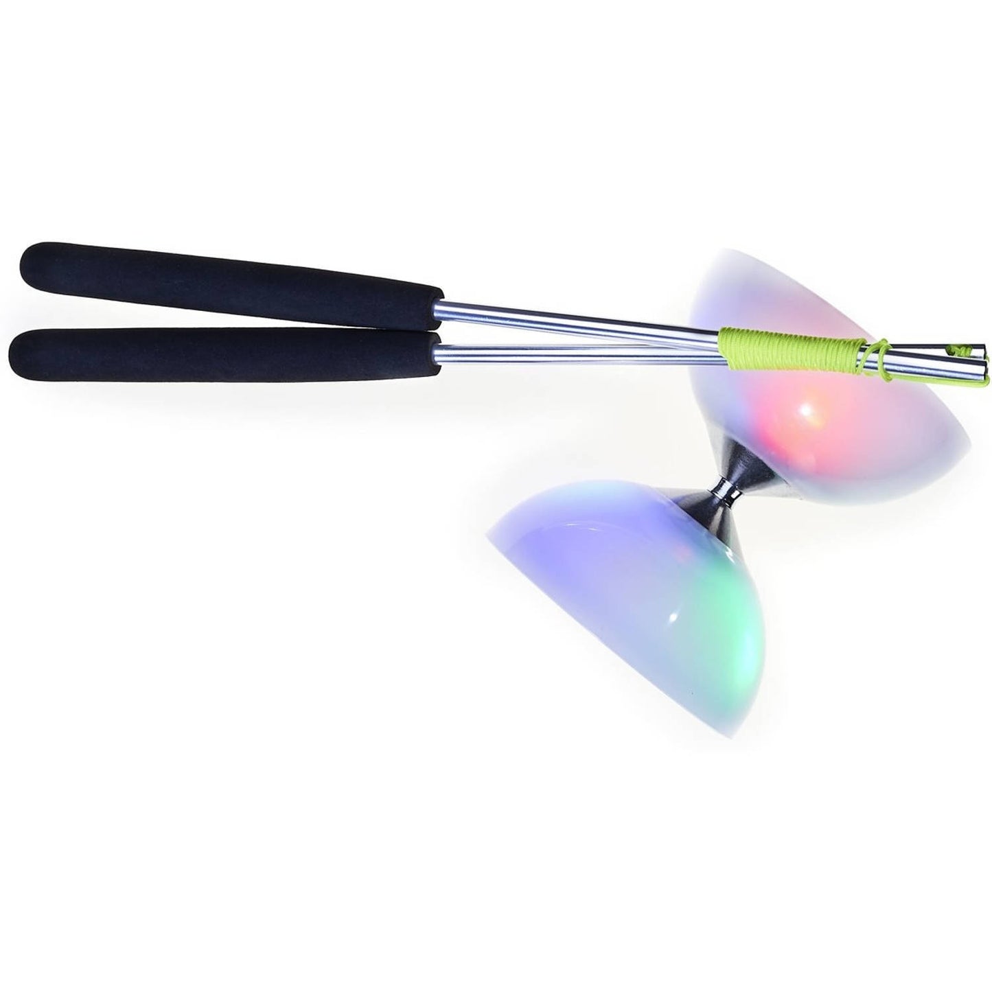 Acrobat - Set Led Light Diabolo + Aluminium Handsticks - De Dondersteen