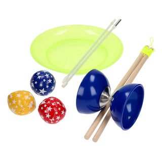 Acrobat ‐ Junior Juggling SET (Diabolo/Plate/Balls) - De Dondersteen