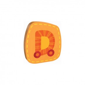 Houten Letter - D - De Dondersteen