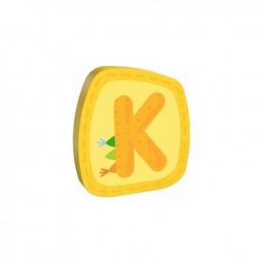 Houten Letter - K - De Dondersteen