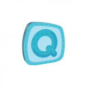 Houten Letter Q