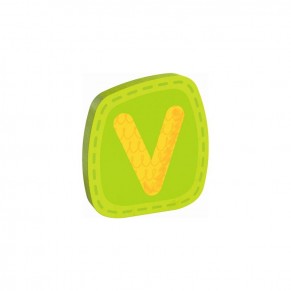 Houten Letter - V - De Dondersteen