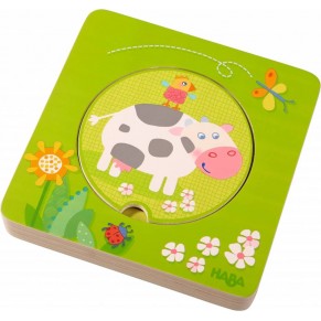 Houten puzzel Boerderijdieren - De Dondersteen