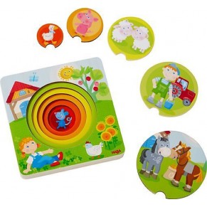 Houten Puzzel - Boerderijleven