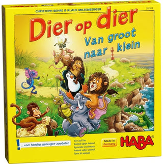Dier op dier - Van groot naar klein (Nederlands) - De Dondersteen