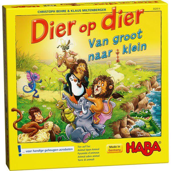 Spel - Dier op dier - Van groot naar klein (Nederlands)