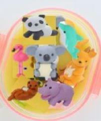 Cute Animal Puzzle Eraser Set - De Dondersteen
