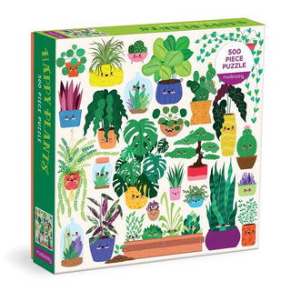 Family Puzzle - Happy Plants (500) - De Dondersteen