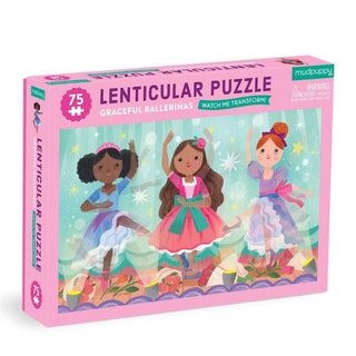 Lenticular Puzzle - Graceful Ballerinas (75) - De Dondersteen